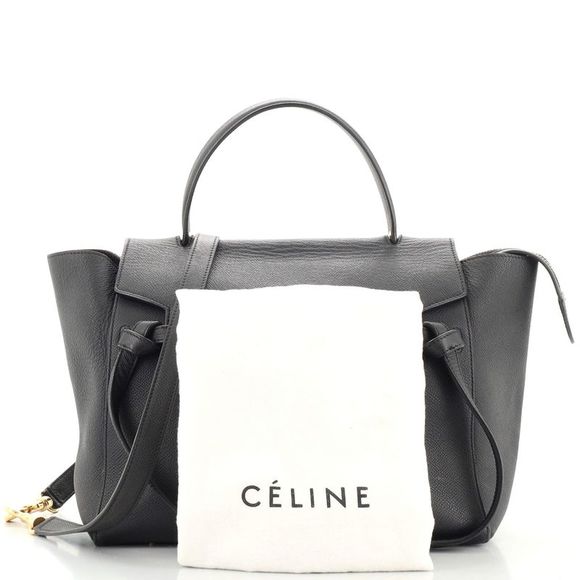 Celine Belt Bag Textured Leather Mini Black - Picture 2 of 10